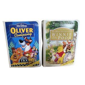 McDonald's Happy Meal Toys Walt Disney's Oliver & Company and Winne The Pooh